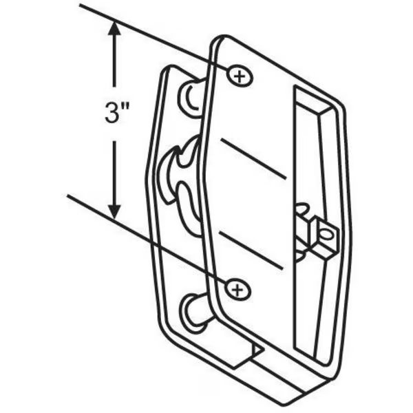 SCREEN HANDLE ASSEMBLY, Strybuc, Mfr#: 14-65